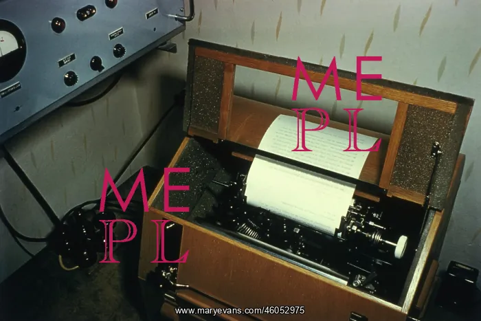 : 1950s Teleprinter : 1950s Teleprinter