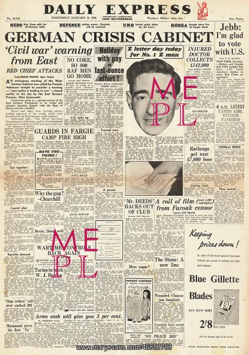 : 1951 Daily Express debate on Class Z reservists : 1951 Daily Express debate on Class Z reservists