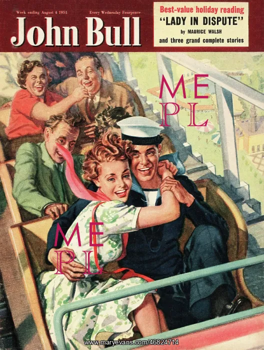 : 1951 John Bull magazine Rollercoaster : 1951 John Bull magazine Rollercoaster