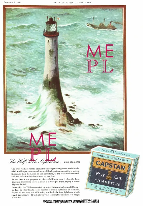 : 1951 UK advert Capstan cigarettes : 1951 UK advert Capstan cigarettes