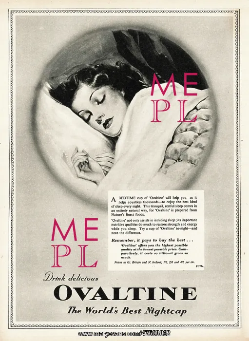 : 1951 UK advert Ovaltine : 1951 UK advert Ovaltine