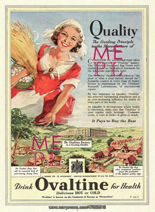 : 1951 UK advert Ovaltine : 1951 UK advert Ovaltine
