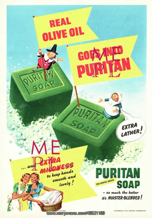 : 1951 UK advert Puritan soap : 1951 UK advert Puritan soap