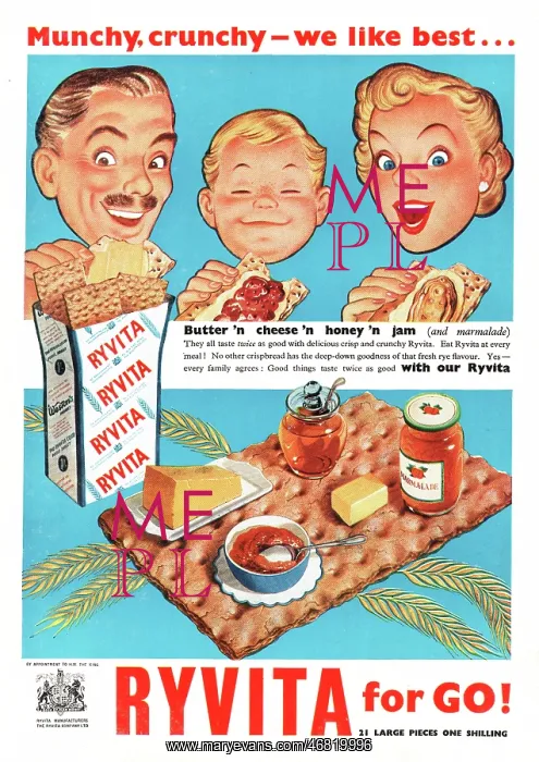 : 1951 UK advert Ryvita : 1951 UK advert Ryvita