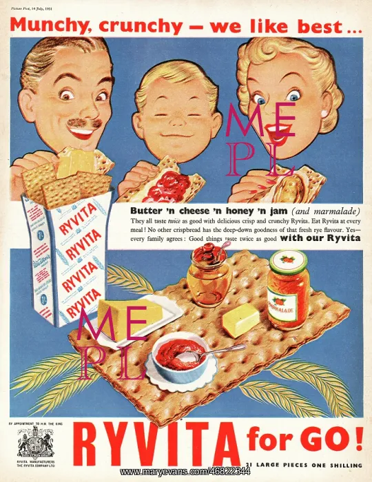 : 1951 UK advert Ryvita : 1951 UK advert Ryvita
