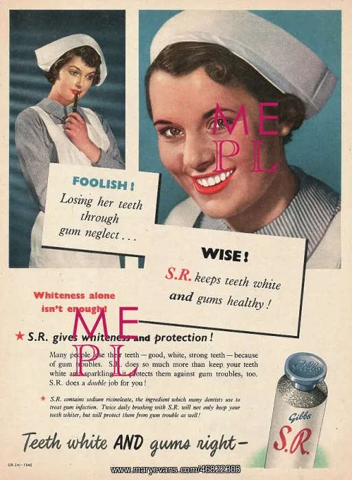 : 1951 UK advert SR tooth paste : 1951 UK advert SR tooth paste