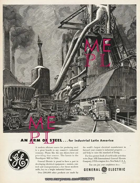 : 1951 U.S. Magazine General Electric Advert : 1951 U.S. Magazine General Electric Advert