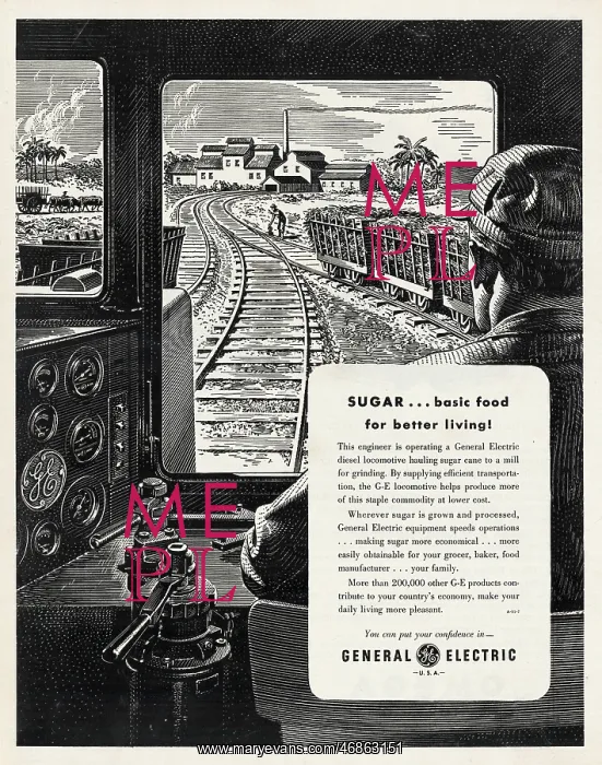 : 1951 U.S. Magazine General Electric Advert : 1951 U.S. Magazine General Electric Advert