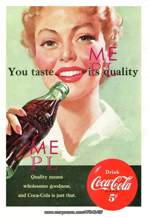: 1951 USA advert Coca Cola : 1951 USA advert Coca Cola