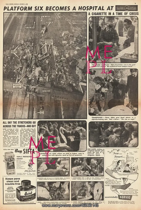 : 1952 Daily Express Harrow train disaster : 1952 Daily Express Harrow train disaster