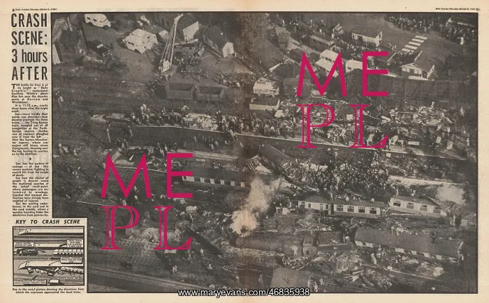: 1952 Daily Graphic Harrow train disaster : 1952 Daily Graphic Harrow train disaster