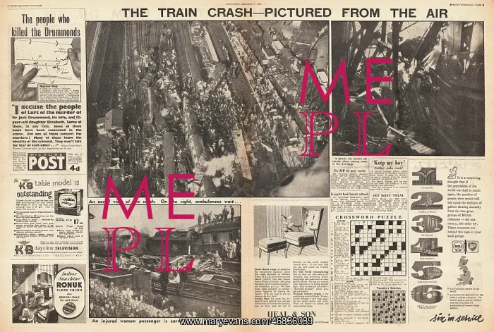 : 1952 Evening Standard Harrow train disaster : 1952 Evening Standard Harrow train disaster