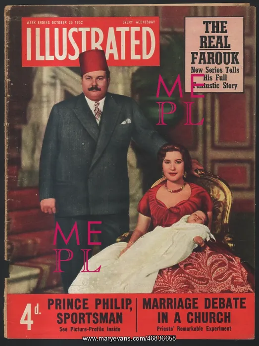 : 1952 Ilustrated magazine King Farouk : 1952 Ilustrated magazine King Farouk