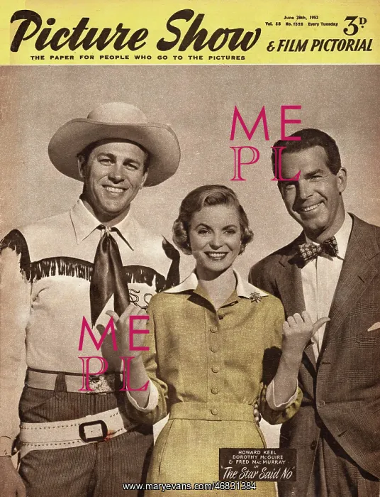 : 1952 Picture Show Howard Keel : 1952 Picture Show Howard Keel
