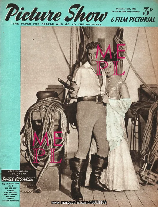 : 1952 Picture Show Jeff Chandler : 1952 Picture Show Jeff Chandler