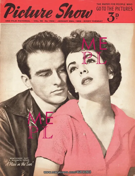 : 1952 Picture Show Montgomery Clift : 1952 Picture Show Montgomery Clift