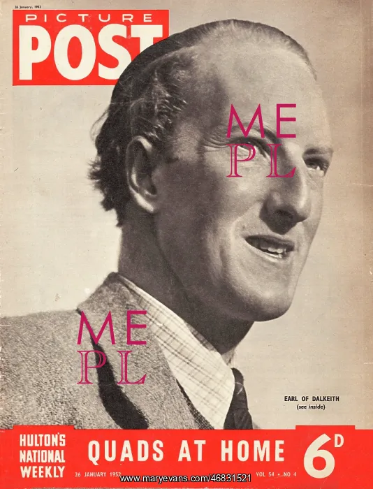 : 1952 Picture Post Earl of Dalkeith : 1952 Picture Post Earl of Dalkeith