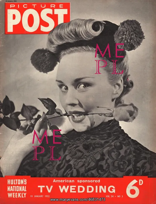 : 1952 Picture Post model Lizbeth Kearns : 1952 Picture Post model Lizbeth Kearns