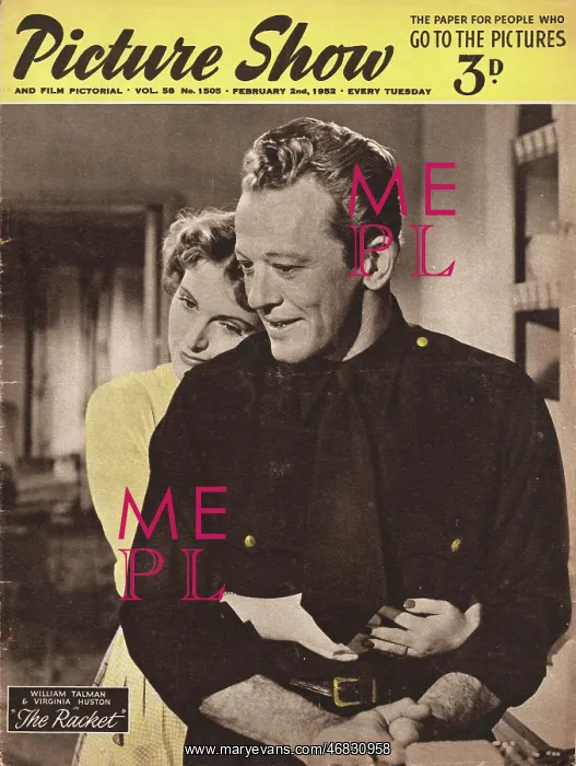 : 1952 Picture Show William Talman : 1952 Picture Show William Talman