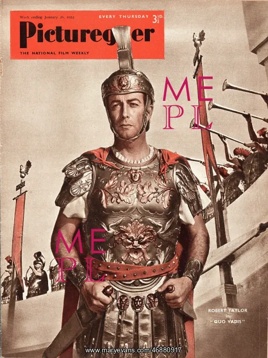 : 1952 Picturegoer actor Robert Taylor : 1952 Picturegoer actor Robert Taylor