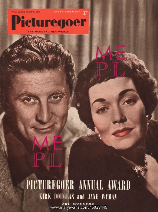 : 1952 Picturegoer Kirk Douglas : 1952 Picturegoer Kirk Douglas