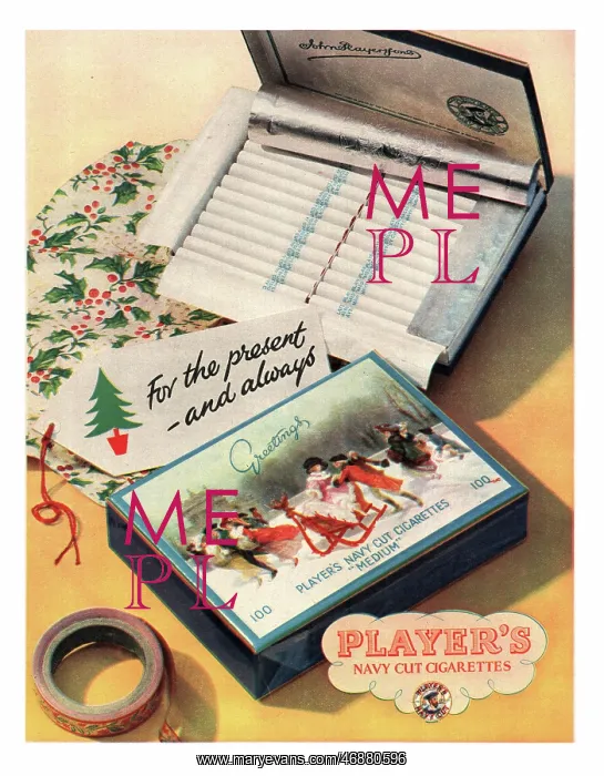 : 1952 UK advert Players Navy Cut cigarettes : 1952 UK advert Players Navy Cut cigarettes