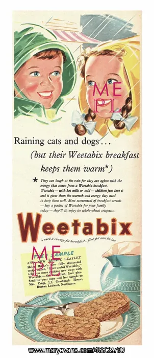 : 1952 UK advert Weetabix : 1952 UK advert Weetabix