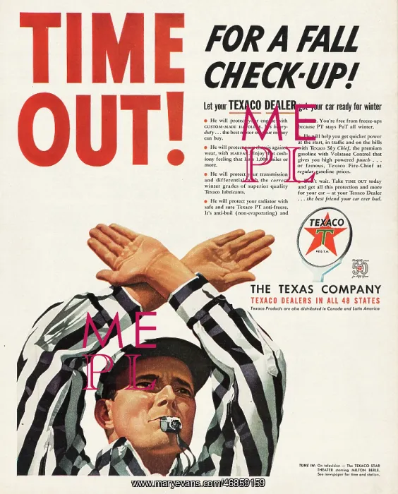 : 1952 U.S. Magazine Texaco Advert : 1952 U.S. Magazine Texaco Advert