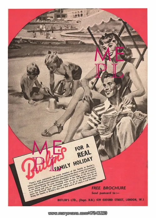 : 1953 Butlin's advert : 1953 Butlin's advert