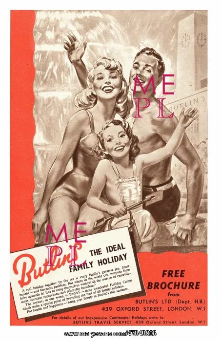 : 1953 Butlin's advert : 1953 Butlin's advert