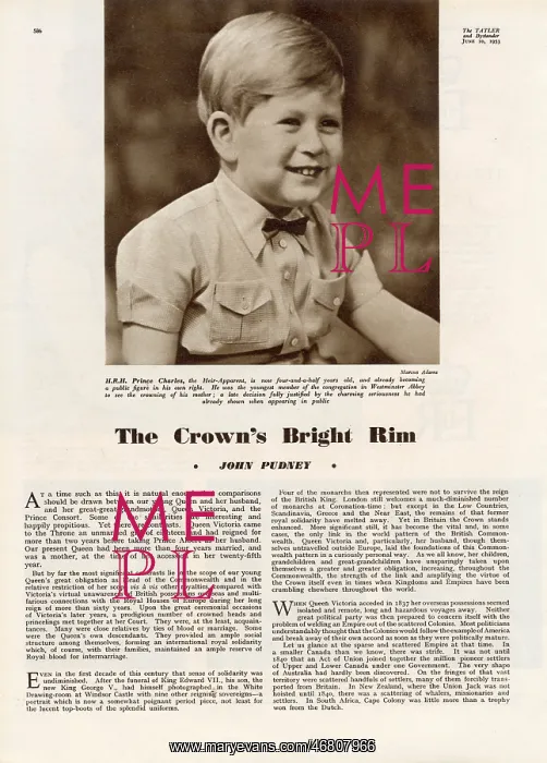 : 1953 Coronation - The Crown's Bright Rim : 1953 Coronation - The Crown's Bright Rim