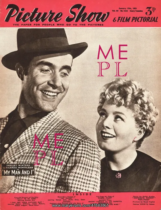 : 1953 Picture Show Shelley Winters : 1953 Picture Show Shelley Winters