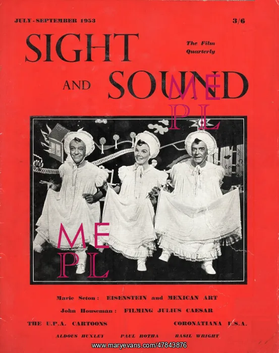 : 1953 Sight & Sound Fred Astair : 1953 Sight & Sound Fred Astair
