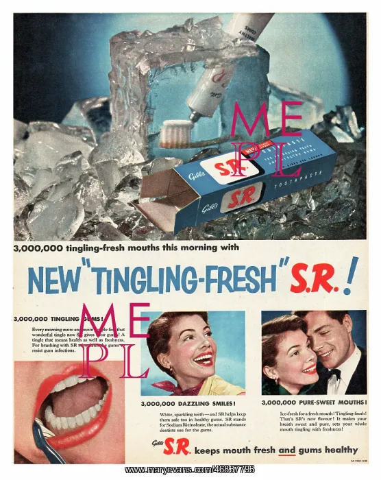 : 1953 UK advert SR tooth paste : 1953 UK advert SR tooth paste