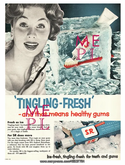: 1953 UK advert SR tooth paste : 1953 UK advert SR tooth paste