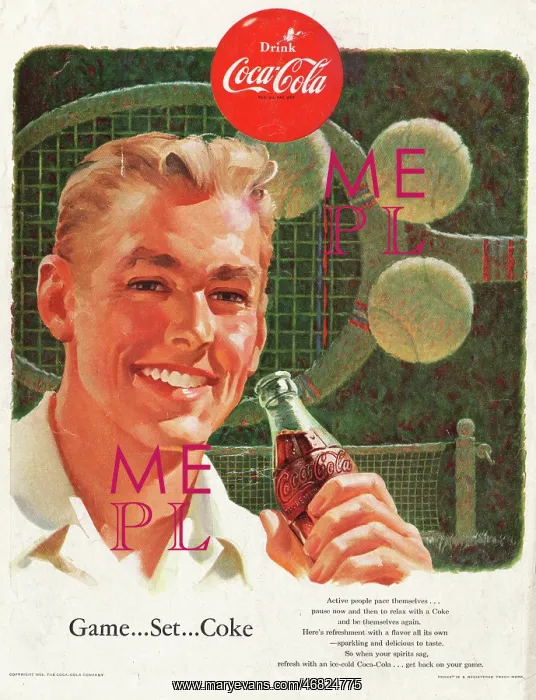 : 1953 U.S. Magazine Coca Cola Advert : 1953 U.S. Magazine Coca Cola Advert