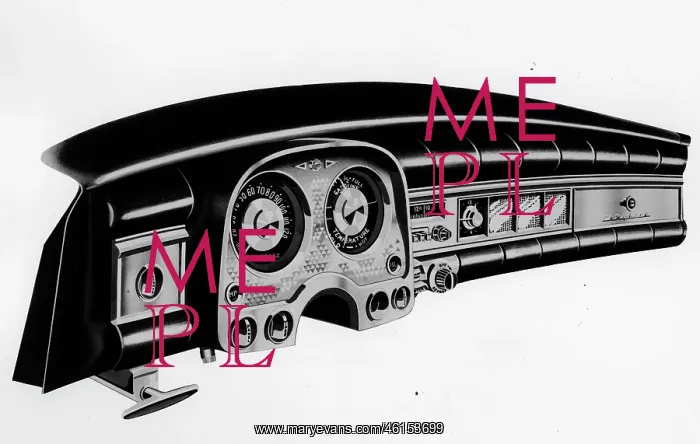 : 1954 Chrysler Instrument Panel : 1954 Chrysler Instrument Panel