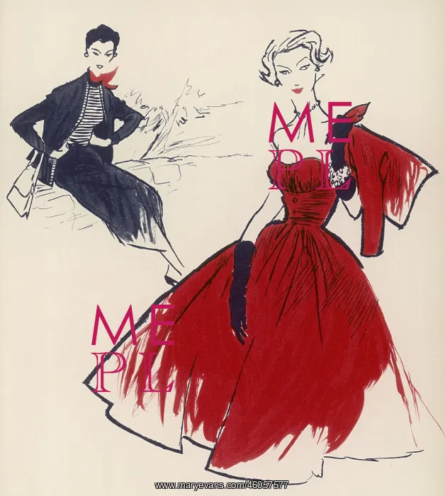 : 1954 fashions : 1954 fashions