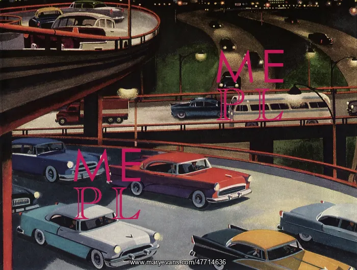  : 1956 Superhighway Scene