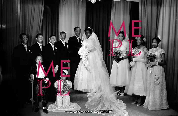 : 1958: - Arthur Maimane Wedding. (Photograph by Drum : 1958: - Arthur Maimane Wedding. (Photograph by Drum