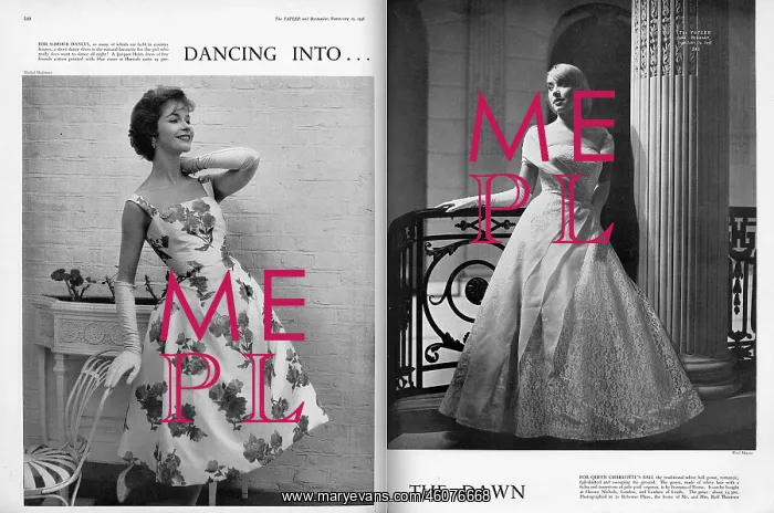 : The 1958 Season - Dresses for Dancing into the Dawn : The 1958 Season - Dresses for Dancing into the Dawn