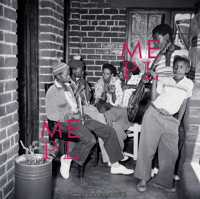 : 1959 Barney Rachabane from Alexandra with his group : 1959 Barney Rachabane from Alexandra with his group
