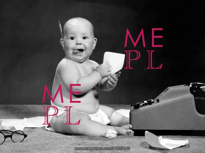 : 1960s Baby At Adding Machine : 1960s Baby At Adding Machine