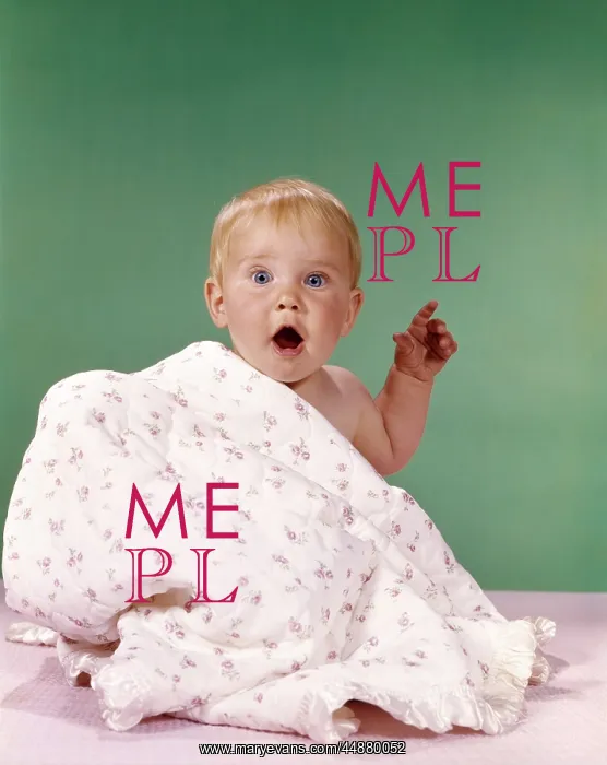  : 1960s Baby Partially Covered By