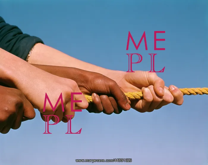 : 1960s CAUCASIAN AND AFRICAN AMERICAN HANDS PULLING : 1960s CAUCASIAN AND AFRICAN AMERICAN HANDS PULLING