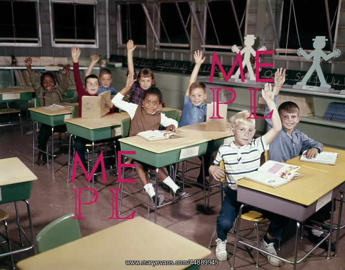 : 1960s Elementary School Children : 1960s Elementary School Children