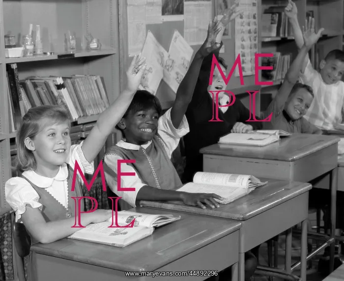 : 1960s Group Of Grade School Children : 1960s Group Of Grade School Children