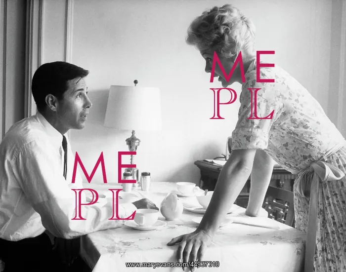 : 1960s Husband And Wife Arguing : 1960s Husband And Wife Arguing