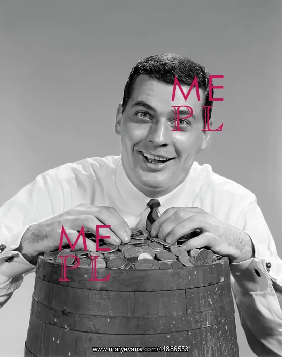: 1960s Man Funny Face Expression : 1960s Man Funny Face Expression