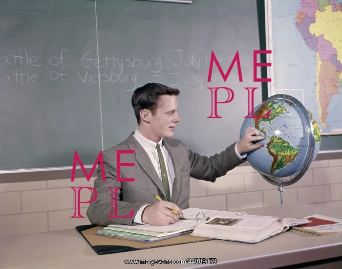 : 1960s Man Student Teacher Point : 1960s Man Student Teacher Point
